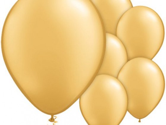 Gouden metallic ballonnen | 28 cm latex ballonnen- touchofgold